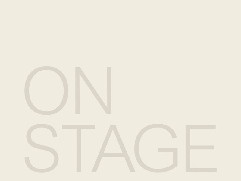 On Stage: il catalogo del progetto
